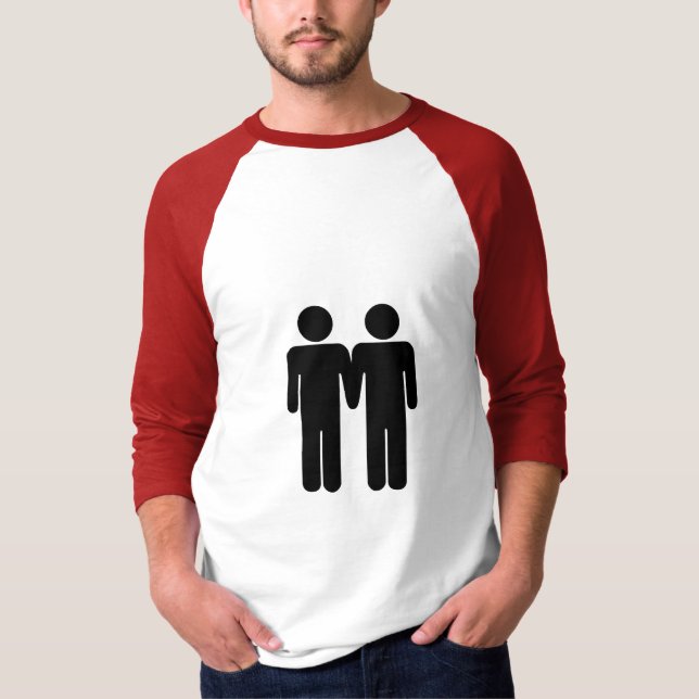Boy + Boy Basic 3/4 Sleeve Raglan T-Shirt (Front)