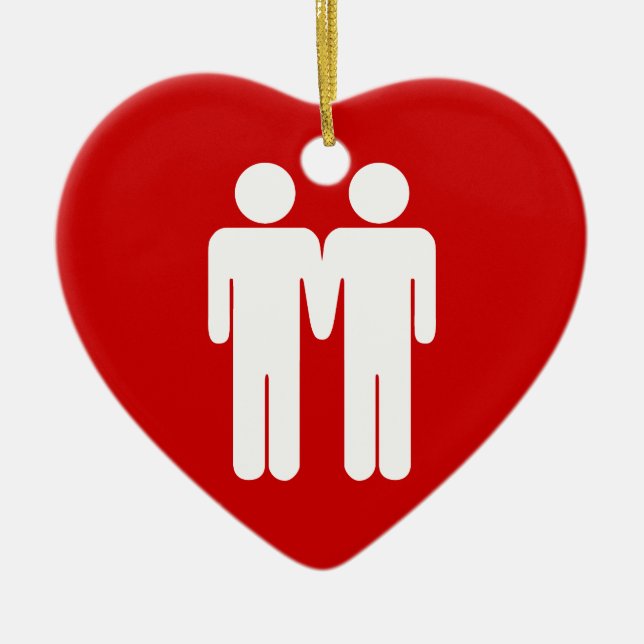 Boy + Boy Ornament (Front)