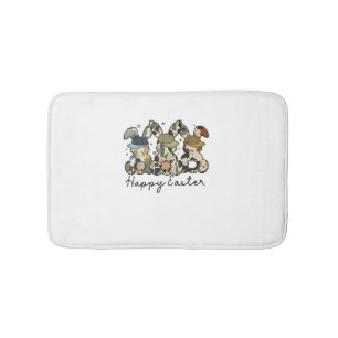 Boy Bunny Rabbit Duck Camo Camouflage Hat Ball Cap Bath Mat