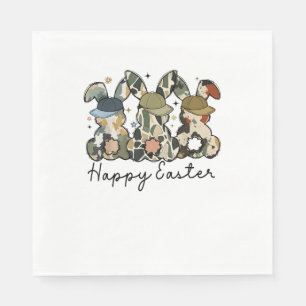 Boy Bunny Rabbit Duck Camo Camouflage Hat Ball Cap Napkin