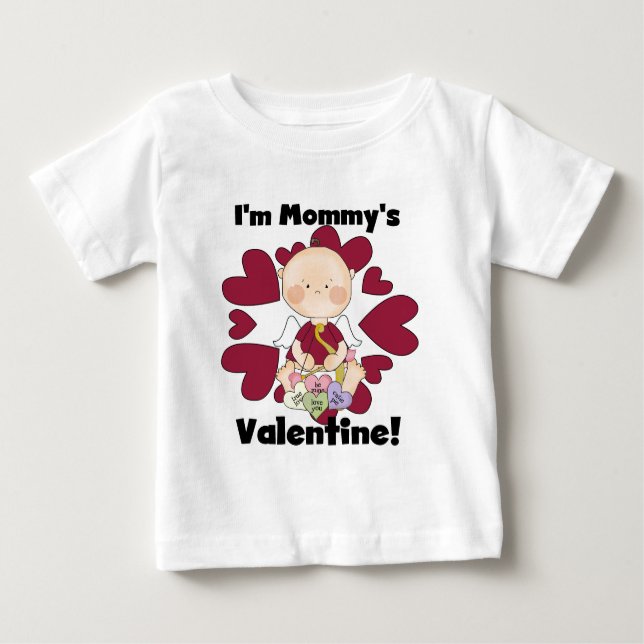 Boy Cupid Mummy's Valentine Tshirts (Front)
