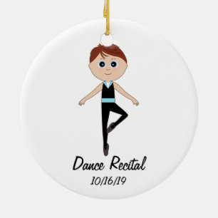 Boy Dancer: Dance Recital Commemorative Ornament