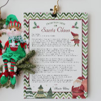 Boy Elf | Retirement Letter Christmas Santa's Desk
