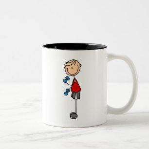Boy Exercising Mug