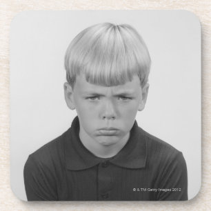 Boy Facial Expressions Coaster