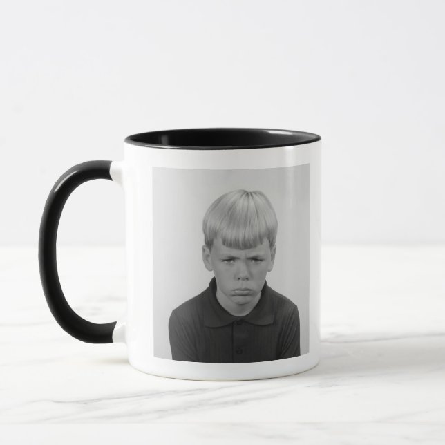 Boy Facial Expressions Mug (Left)