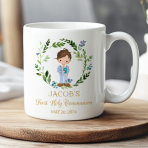 Boy First Communion Mug Religious Favours