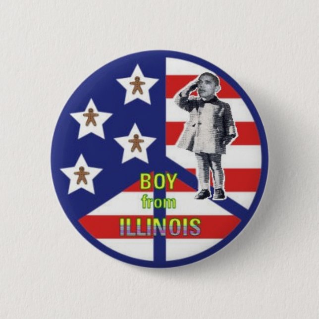 Boy from Illinois Button (Front)