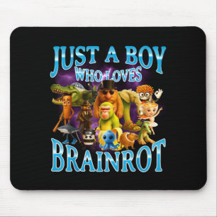 Boy Funny Italian Brainrot Lover Meme Internet Mouse Pad