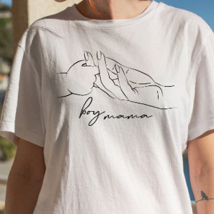 Boy / Girl Mama Custom Text T-Shirt