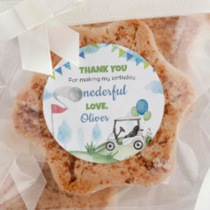 Boy Golf Party Labels Birthday Baby Shower