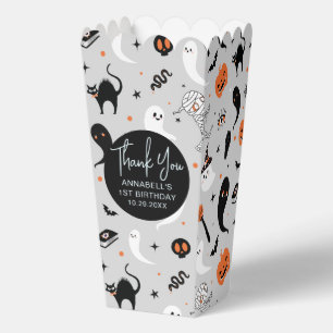 Boy Halloween Birthday Party Popcorn Favour Box
