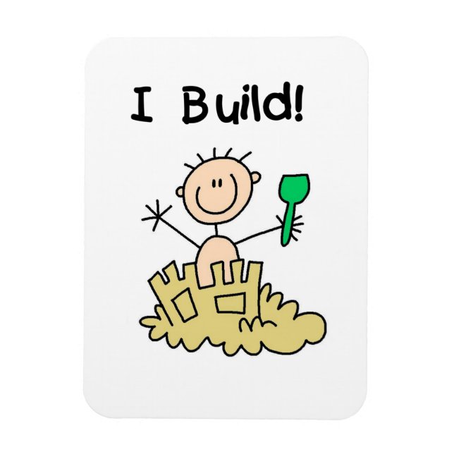Boy I Build Magnet (Vertical)