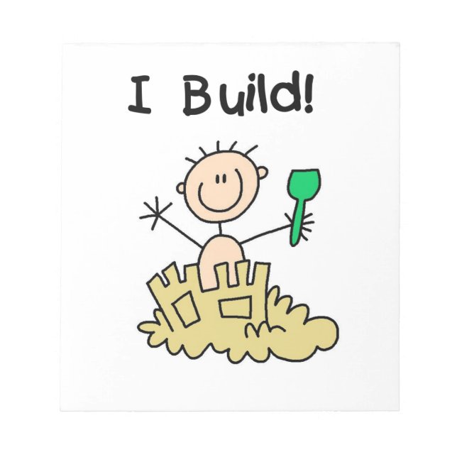 Boy I Build Notepad (Front)