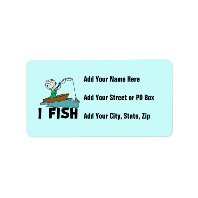 Boy I Fish Label (Front)