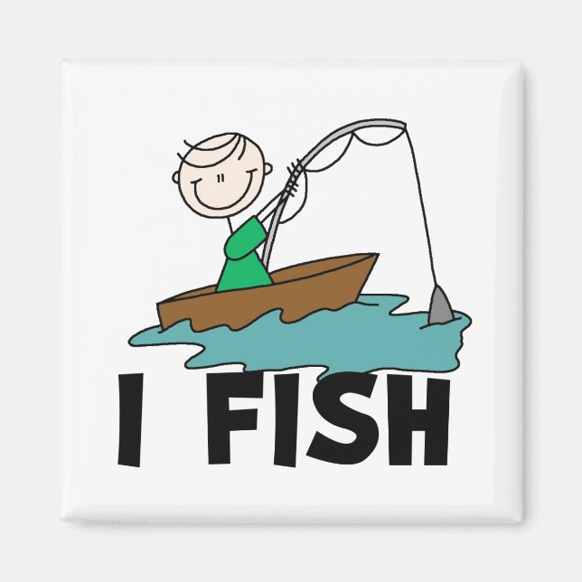 Boy I Fish Magnet (Front)