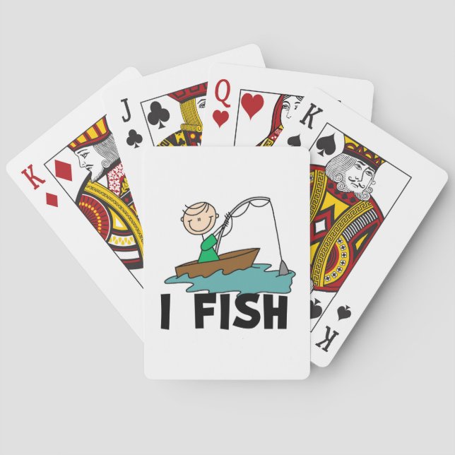Boy I Fish Playing Cards (Back)