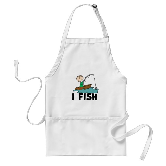 Boy I Fish Standard Apron (Front)