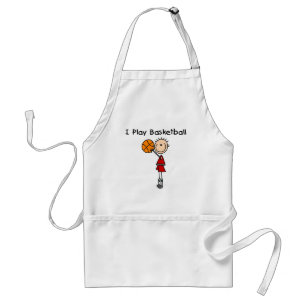Boy I Play Basketball Standard Apron