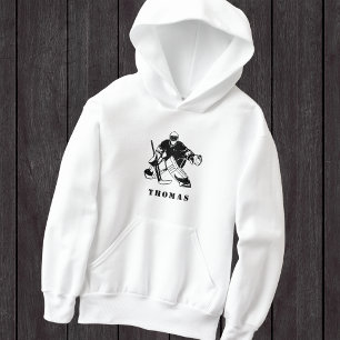 Boy Ice Hockey Goalie Player Name Kids