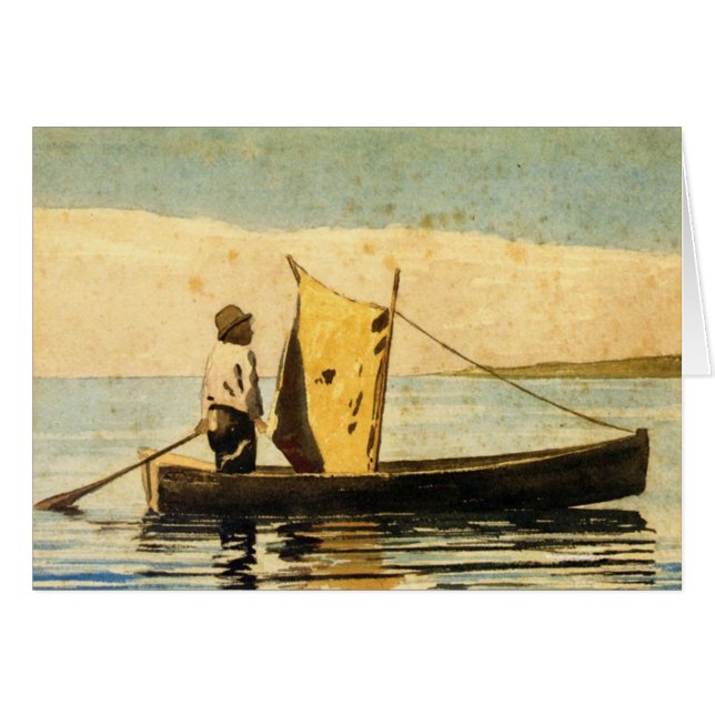 Boy in a Small Boat (Front Horizontal)