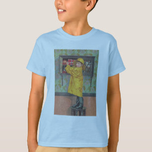 Boy in Raincoat T-Shirt