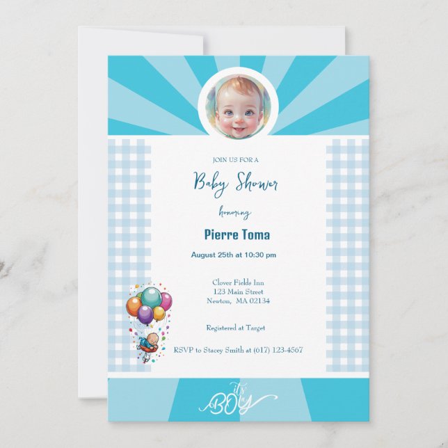boy invitation (Front)