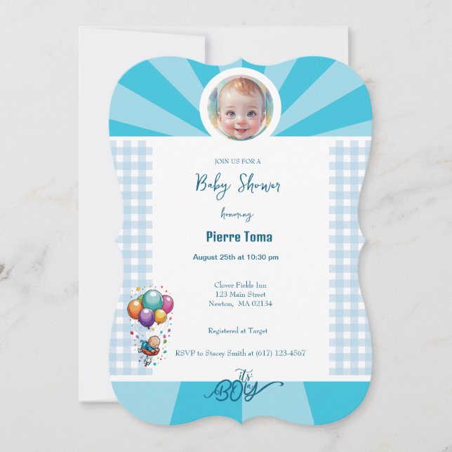BOY  INVITATION (Front)