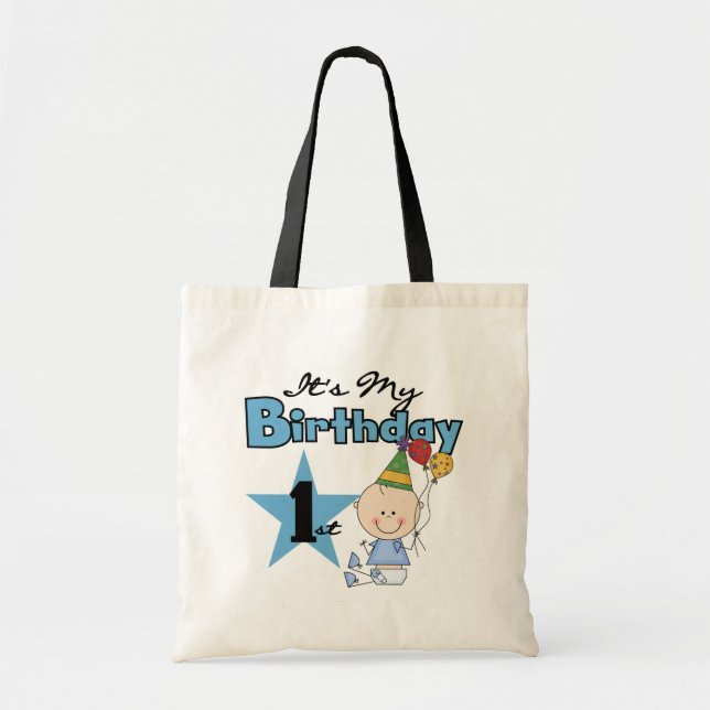 Boy It's My Birthday Tshirts and Gifts Tote Bag (Front)