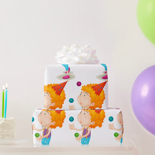 Boy Juggling  Wrapping Paper