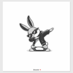 Boy Kid Easter Day Dabbing Bunny Rabbit Hip Hop Ea