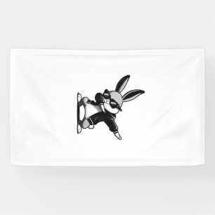 Boy Kid Easter Day Dabbing Bunny Rabbit Hip Hop Ea Banner