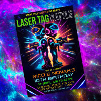 Boy Laser Tag Birthday