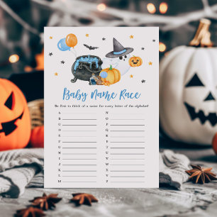 Boy Little Boo Ghost Baby Name Race Game