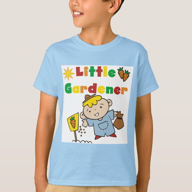 Boy Little Gardener Tshirts and Gifts (Front)