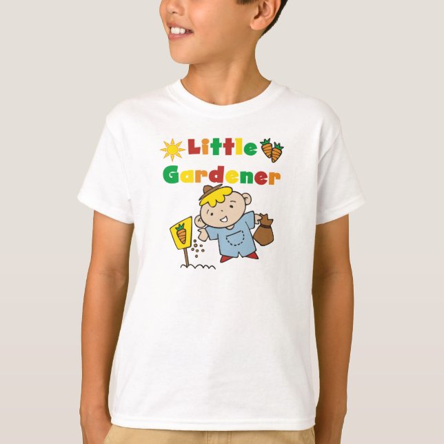 Boy Little Gardener Tshirts and Gifts (Front)