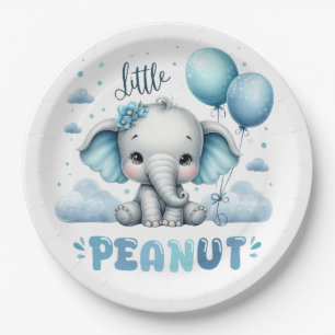 Boy Little Peanut  Paper Plate