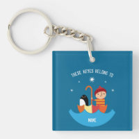 Boy Lost And Found Friendship Metal Lunchbox Keych