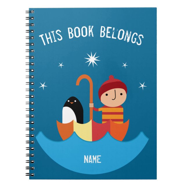 Boy Lost And Found Friendship Metal Lunchbox Keych Notebook (Front)