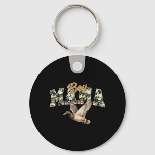 Boy Mama Duck Hunting Camo Family Outdoor Gifts Key Ring