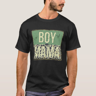 Boy Mama  Leopard Mother's Day T-Shirt
