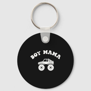 Boy Mama Powered By Coffee Chaos and Monster Key Ring