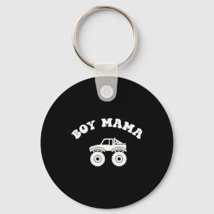 Boy Mama wered By Coffee Chaos and Monster Key Ring