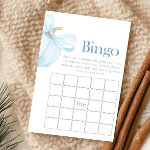 Boy Minimalist Little Pumpkin Bingo Game