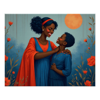 Boy, Mom, and Happiness Poster