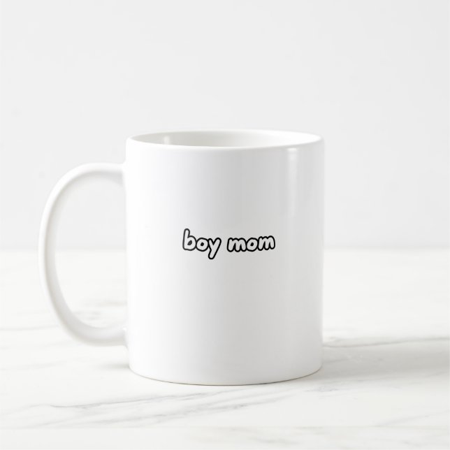 boy mom coffee mug (Left)