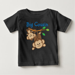 Boy Monkeys Big Cousin Baby T-Shirt