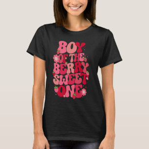 Boy Of The Berry Sweet One Strawberry First Birthd T-Shirt