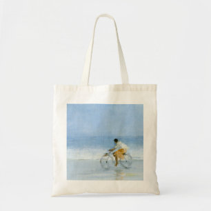 Boy on Bicycle 2 Tote Bag