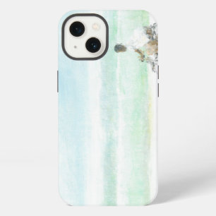 Boy on Bicycle iPhone Case
